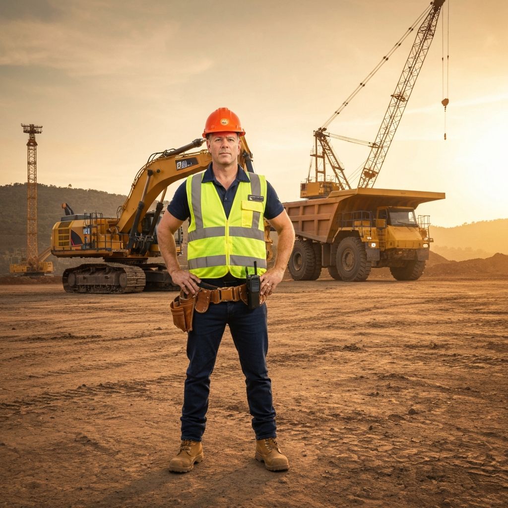 Site supervisor leading skilled trades team